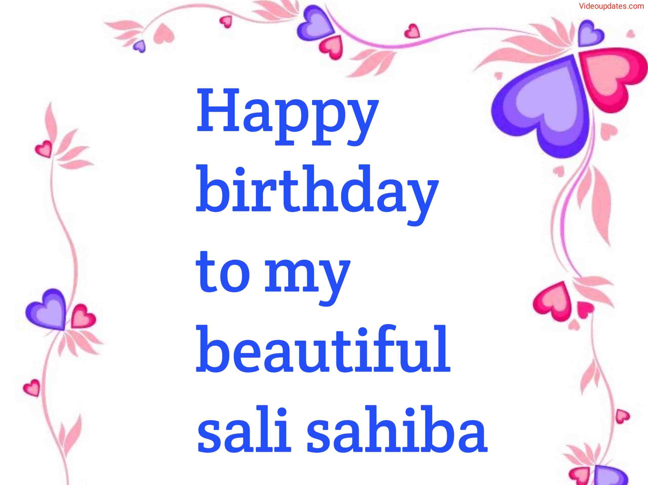 Birthday Wishes For Sali